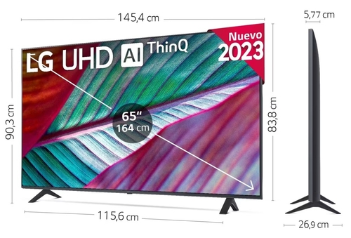 LG 65UR78006LK Negro - TV 65" 4K UHD SMART TV
