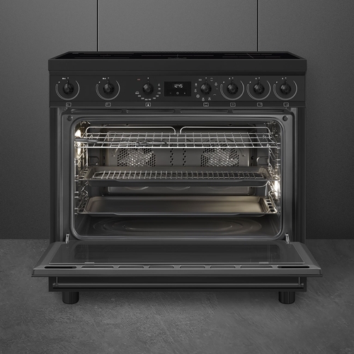 SMEG C9IMN2 Negro Mate - Cocina 90CM