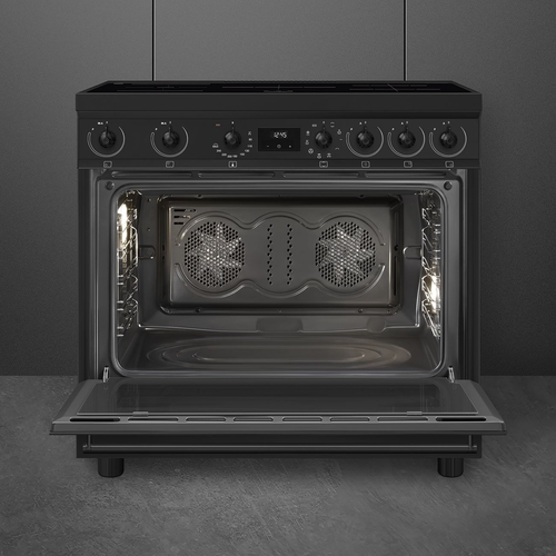 SMEG C9IMN2 Negro Mate - Cocina 90CM