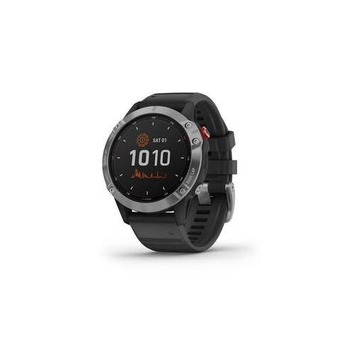 Reacondicionado - GARMIN Fenix 6 Plata/Negro - Reloj Deportivo Solar 47MM GPS