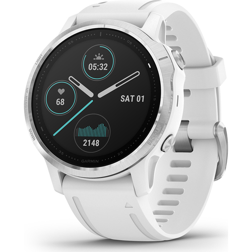 Reacondicionado - GARMIN Fenix 6S Plata/Blanco - Reloj Deportivo 