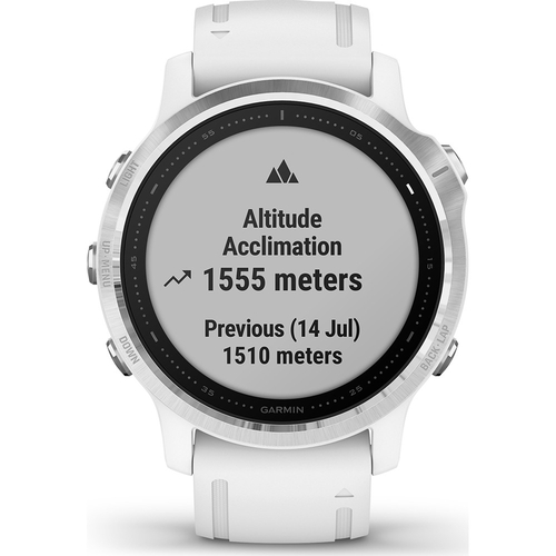 Reacondicionado - GARMIN Fenix 6S Plata/Blanco - Reloj Deportivo 