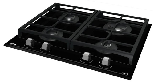 TEKA EXACT FLAME GZC-64300-XBN Negro - Placa de Gas 60CM Gas Natural