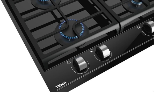 TEKA EXACT FLAME GZC-64300-XBN Negro - Placa de Gas 60CM Gas Natural