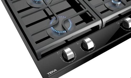 TEKA EXACT FLAME GZC-64300-XBN Negro - Placa de Gas 60CM Gas Natural