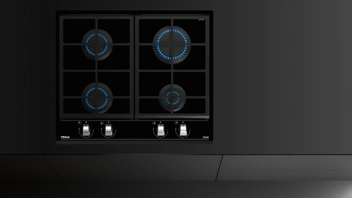 TEKA EXACT FLAME GZC-64300-XBN Negro - Placa de Gas 60CM Gas Natural