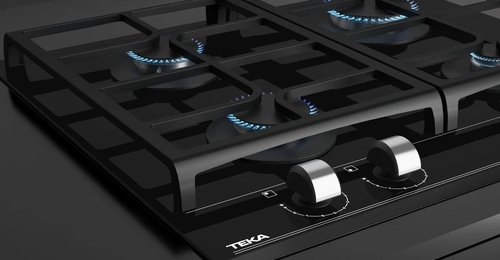 TEKA EXACT FLAME GZC-64300-XBN Negro - Placa de Gas 60CM Gas Natural