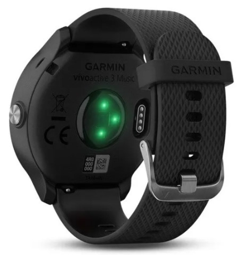 GARMIN VIVOACTIVE 3 Negro- Plata - Reloj Deportivo 43MM GPS