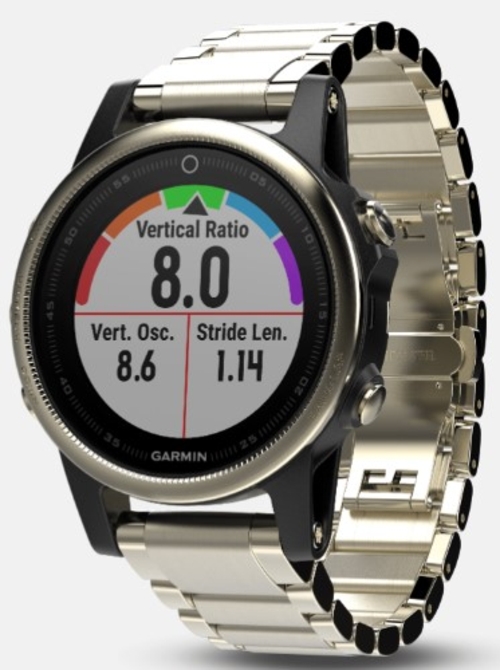 GARMIN FENIX 5S Zafiro-Dorado - Reloj Deportivo 42MM GPS