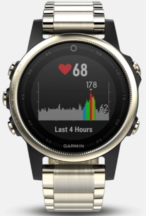 GARMIN FENIX 5S Zafiro-Dorado - Reloj Deportivo 42MM GPS