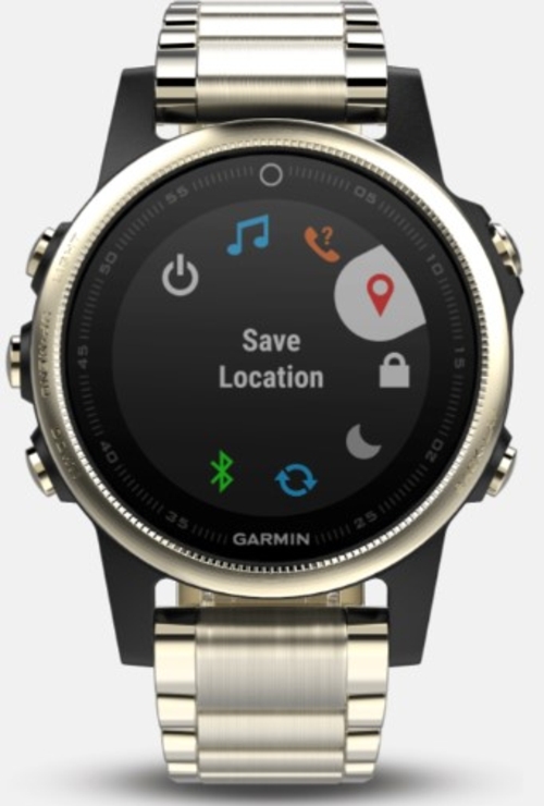 GARMIN FENIX 5S Zafiro-Dorado - Reloj Deportivo 42MM GPS