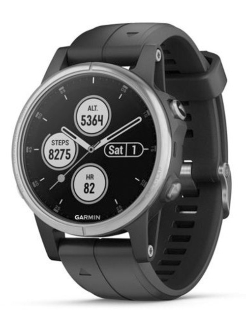 GARMIN FENIX 5S PLUS Plata - Reloj Deportivo  47MM GPS