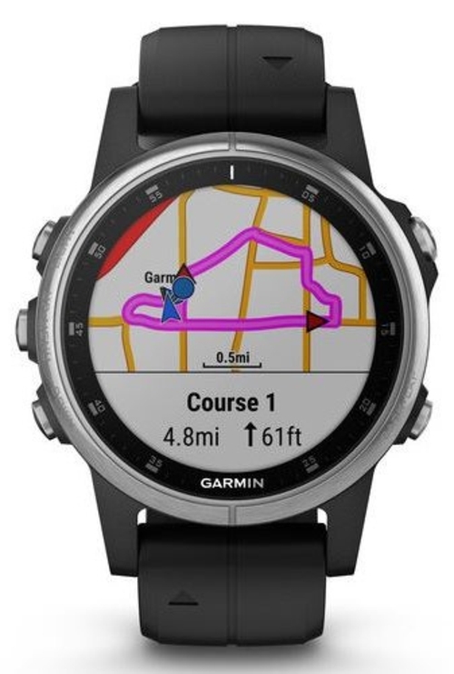 GARMIN FENIX 5S PLUS Plata - Reloj Deportivo  47MM GPS