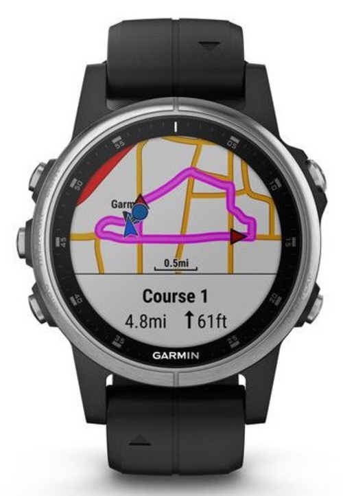 GARMIN FENIX 5S PLUS Plata - Reloj Deportivo  47MM GPS