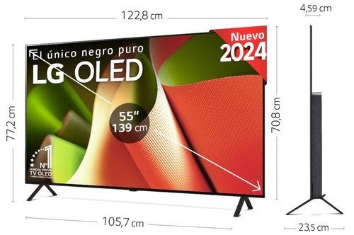 LG OLED55B46LA Negro - TV 55" 4K Smart TV