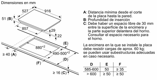 BOSCH PXV-975-DV1E Negro - Vitrocerámica de Inducción 90CM