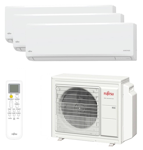 FUJITSU ASY-3525-U3MI-KN 3NGF0153 Wifi Blanco - Aire Acondicionado 3X1 5848 Frig y 8140 Kcal