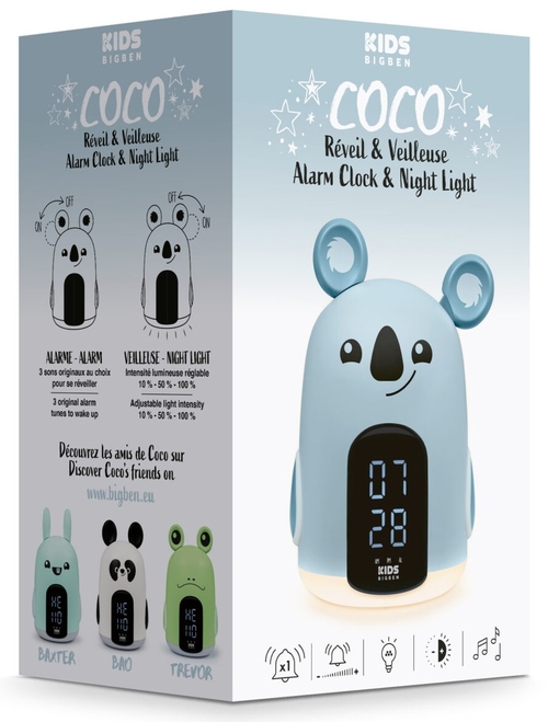 BIGBEN KOALA RKIDSKOALA Azul - Despertador Luz Nocturna