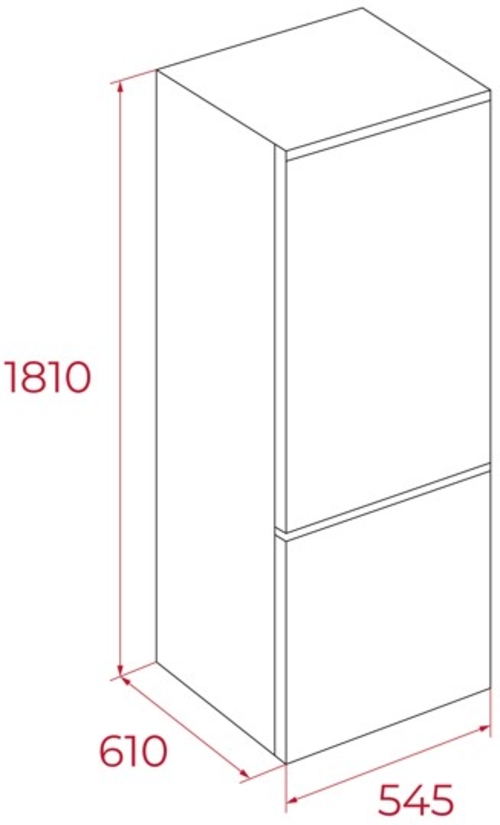 TEKA RBF-3320-WH Blanco - Frigorífico Combi No Frost