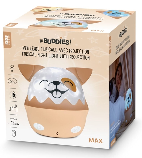 BIGBEN PERRO NLPKIDDOG Marrón - Proyector Luz Musical