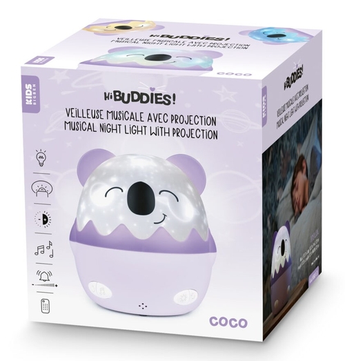 BIGBEN KOALA NKPKIDSKOALA Morado - Proyector Luz Musical