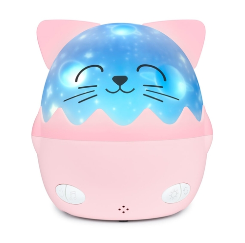 BIGBEN GATO NLPKIDSCAT Rosa - Proyector Luz Musical