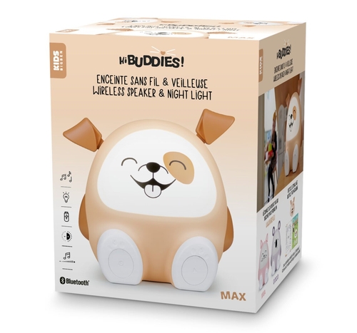 BIGBEN PERRO BTKIDSDOG Marrón - Altavoz Portátil Y Luz Nocturna