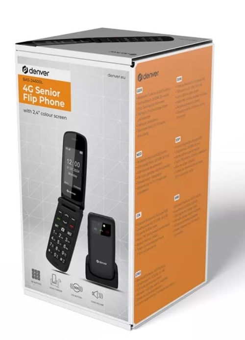 DENVER SENIOR BAS-24600L Negro - Móvil 2.4"