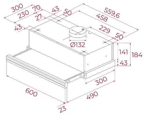 TEKA CNL-6400.2 Blanco - Campana Extraíble 60CM