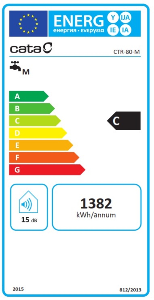 CATA CTR-80-M Blanco - Termo Eléctrico 80L