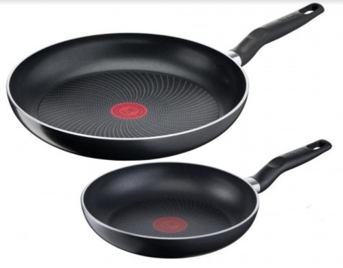 TEFAL C2679102 Titanio Antiadherente - Set de Sartenes 22-28CM