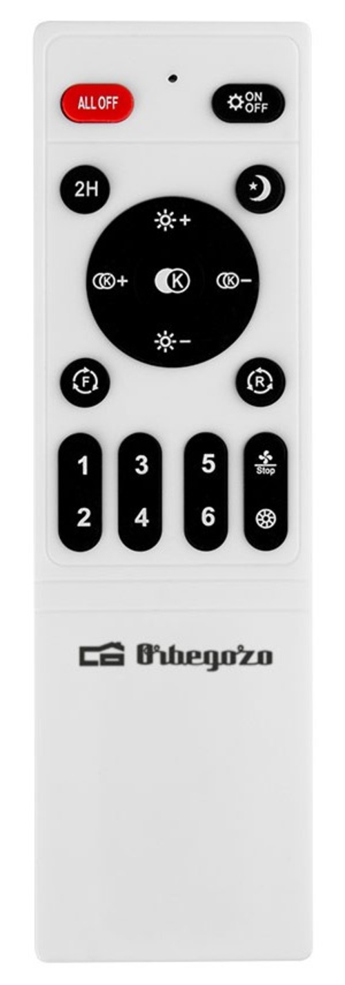 ORBEGOZO CP-12435 Blanco - Ventilador de Techo 33CM