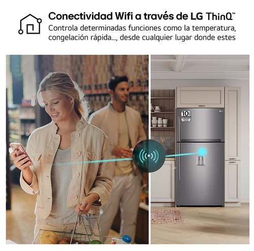LG GTF-916-PZPED INOX - Frigorífico Dos Puertas No Frost