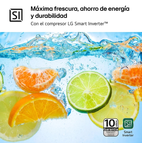 LG GSLE-81-PYBC INOX - Frigorífico Side by Side No Frost