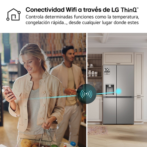 LG GSLE-81-PYBC INOX - Frigorífico Side by Side No Frost