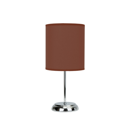 Abrila NICOLE Marrón Chocolate - Lámpara Sobremesa Moderno 1xE14 16 cm