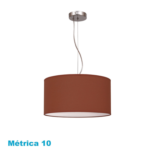 Abrila NICOLE Marrón Chocolate - Colgante Moderno 2xE27 40 cm