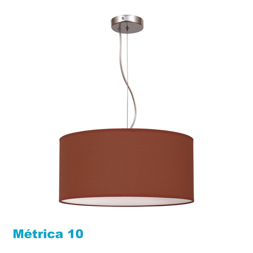 Abrila NICOLE Marrón Chocolate - Colgante Moderno 3xE27 50 cm