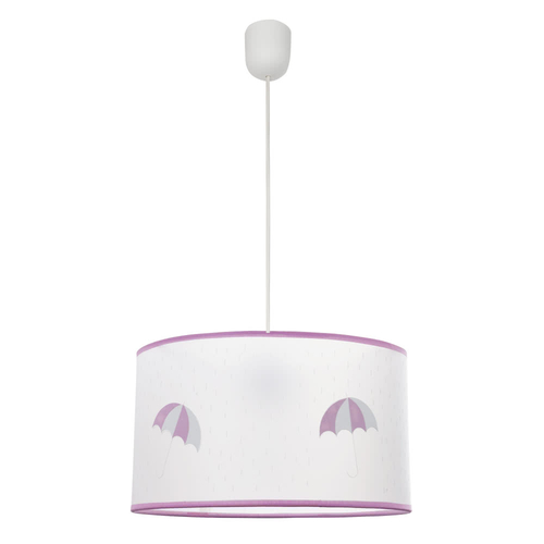 ABRILA LLUVIA Rosa - Lámpara Colgante 1xE27 30 cm