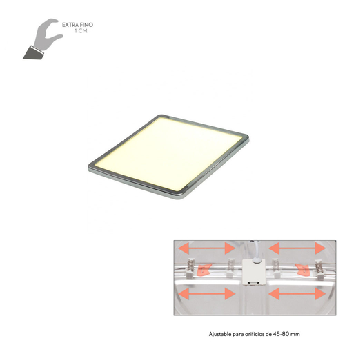 Abrila PROVIDENCIA Cromo - Downlight Empotrado 8 W 4000K