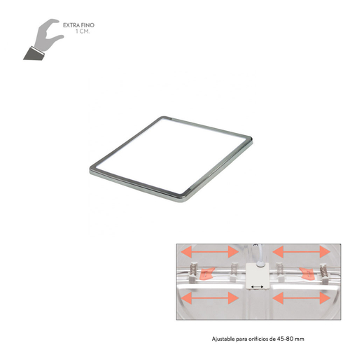 Abrila PROVIDENCIA Cromo - Downlight Empotrado 8 W 5500K