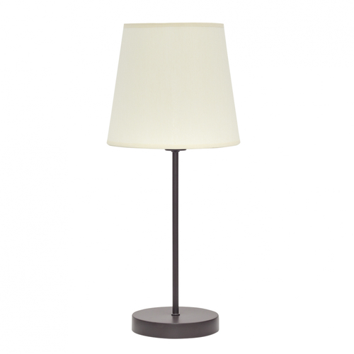 Abrila Maldívas Marrón / Beige - Lámpara Sobremesa Clásico 1xE14 20 cm