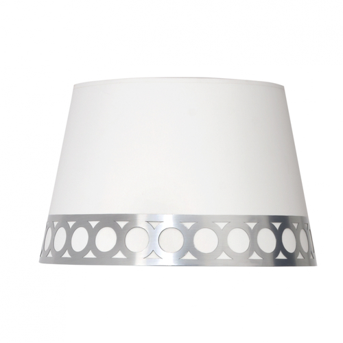 Abrila Dalia Blanco / Plata - Pantalla 40 cm