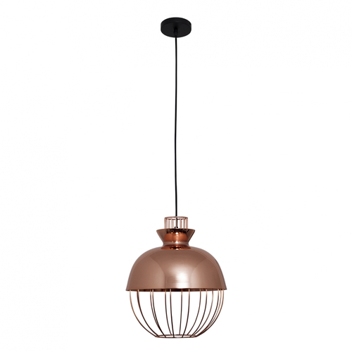 Abrila Toyama Cobre - Colgante Moderno 1xE27 29 cm