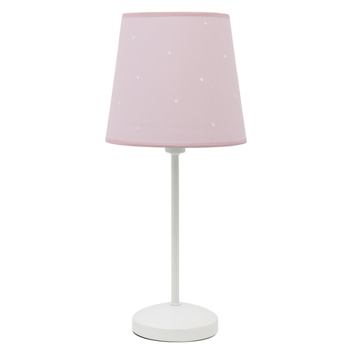 Abrila Consciencia Rosa - Lámpara Sobremesa Infantil 1xE14 20 cm