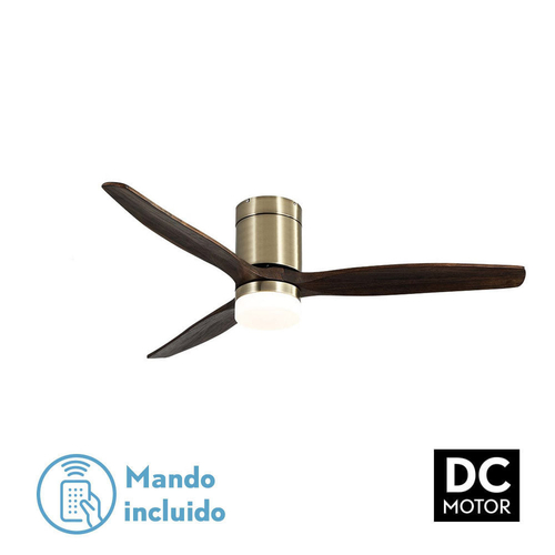 Abrila Aguilón Cuero / Roble - Ventilador de Techo Aspas Normales 20 W A+