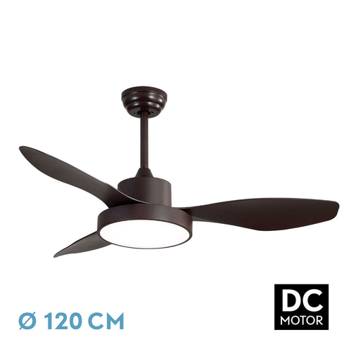 ABRILA Hayate Marrón - Ventilador de Techo Aspas Normales 48 W F