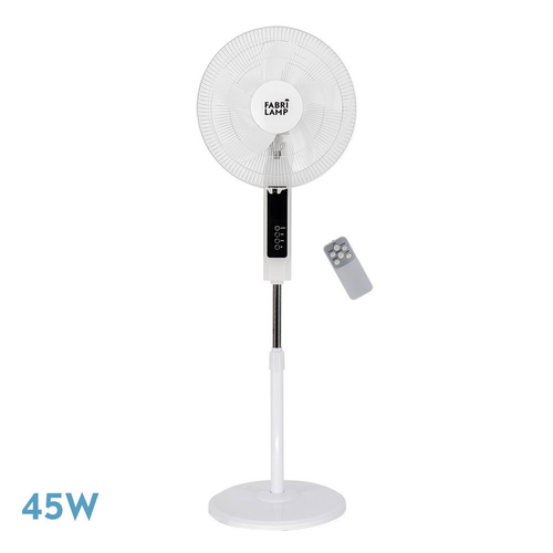 Abrila Cacimbo Blanco - Ventilador de Pie 220-240 V