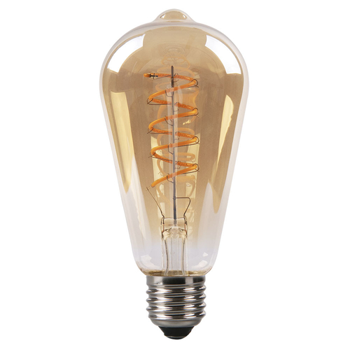 Abrila Vintage Deco Pebetero - Bombilla LED E27 4 W 250LM 2200K