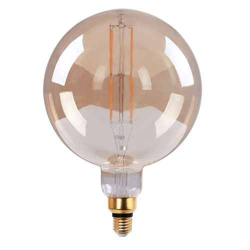 Abrila Vintage Deco Gran tamaño - Bombilla LED E27 8 W 640LM